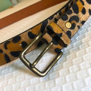 Leopard belt